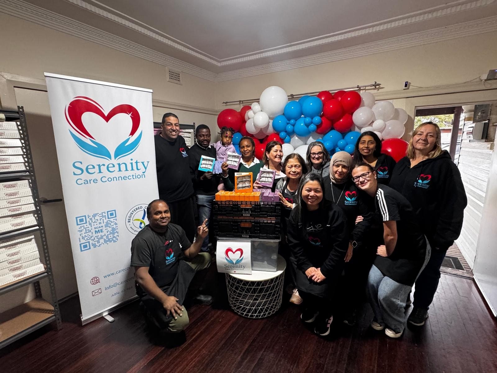 Community group at the Serenity Care Connection Nigerian Project